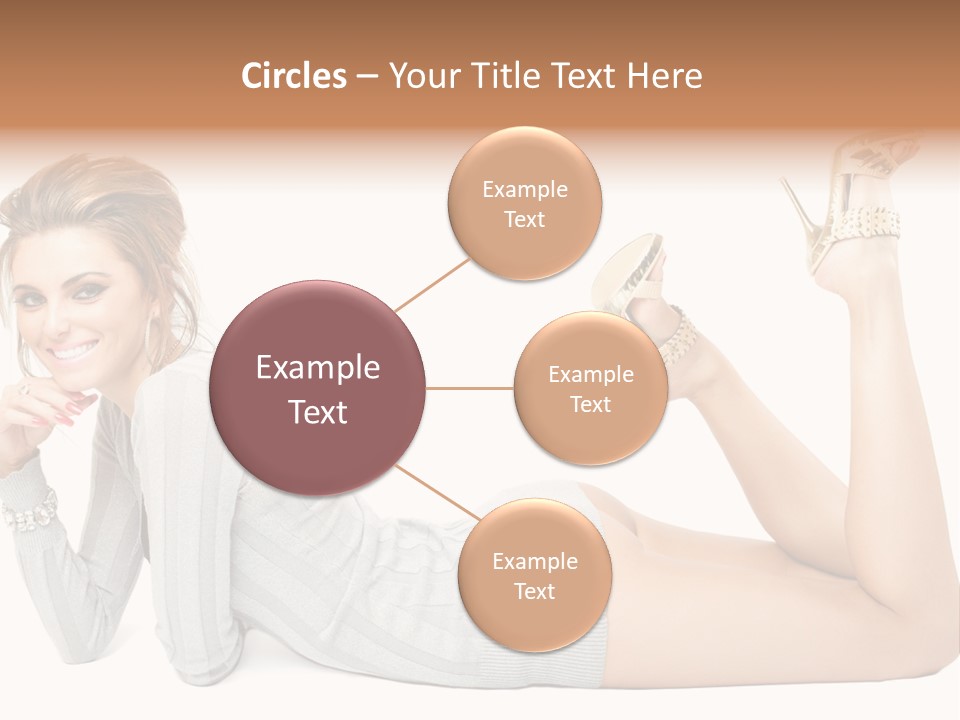 Female Smooth Isolated PowerPoint Template