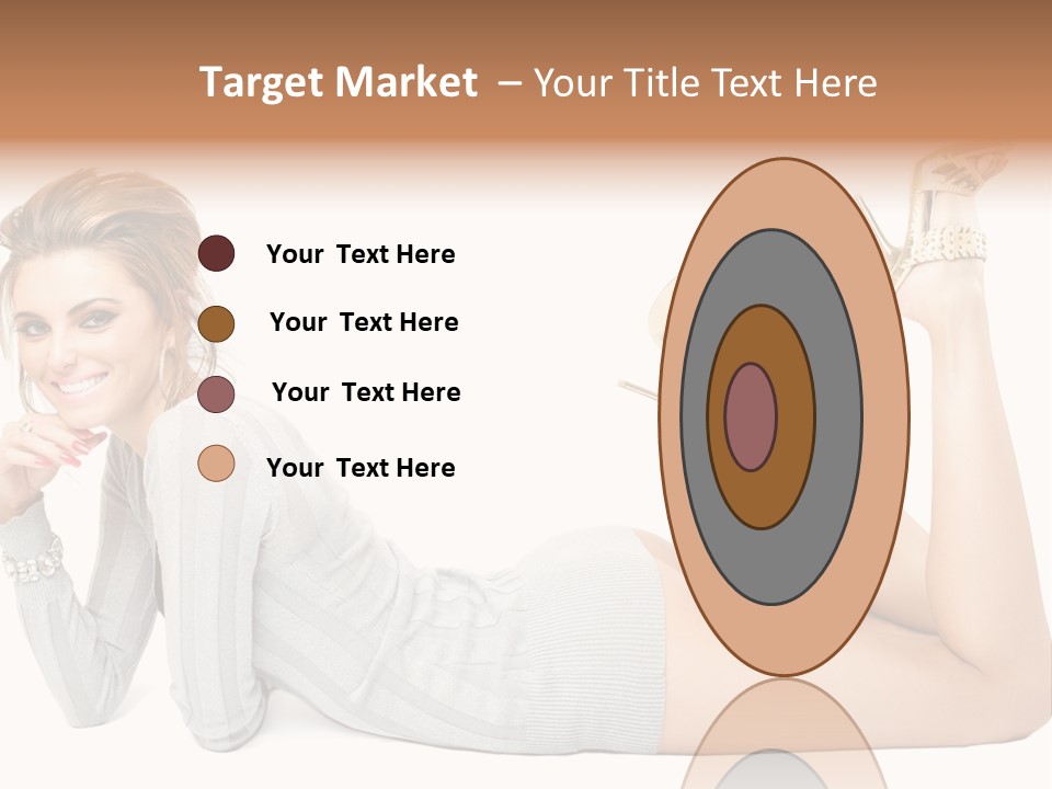 Female Smooth Isolated PowerPoint Template