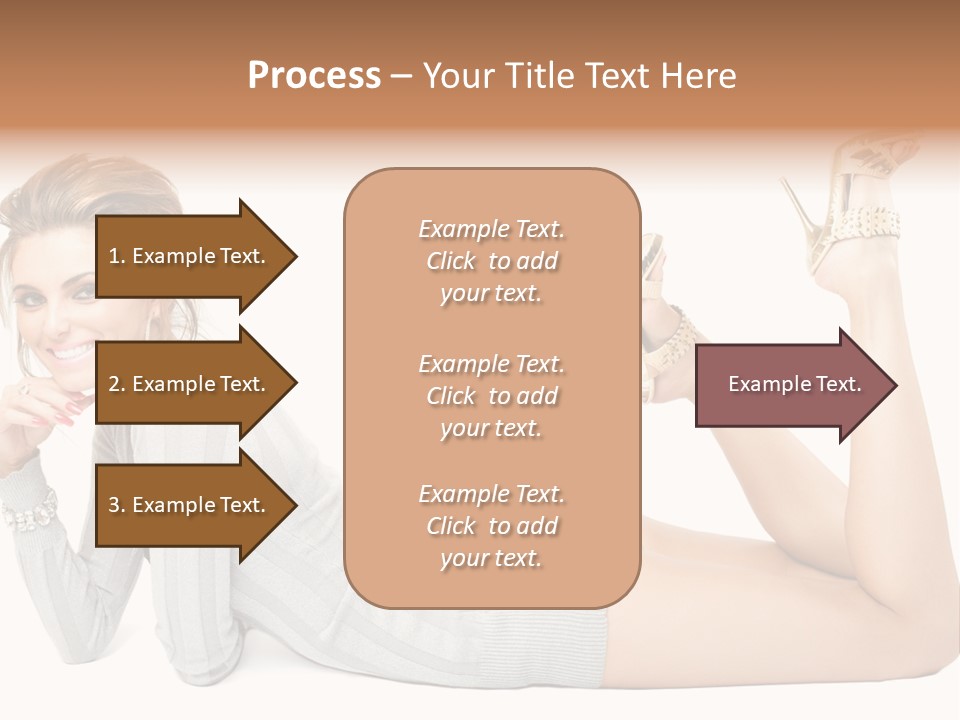 Female Smooth Isolated PowerPoint Template