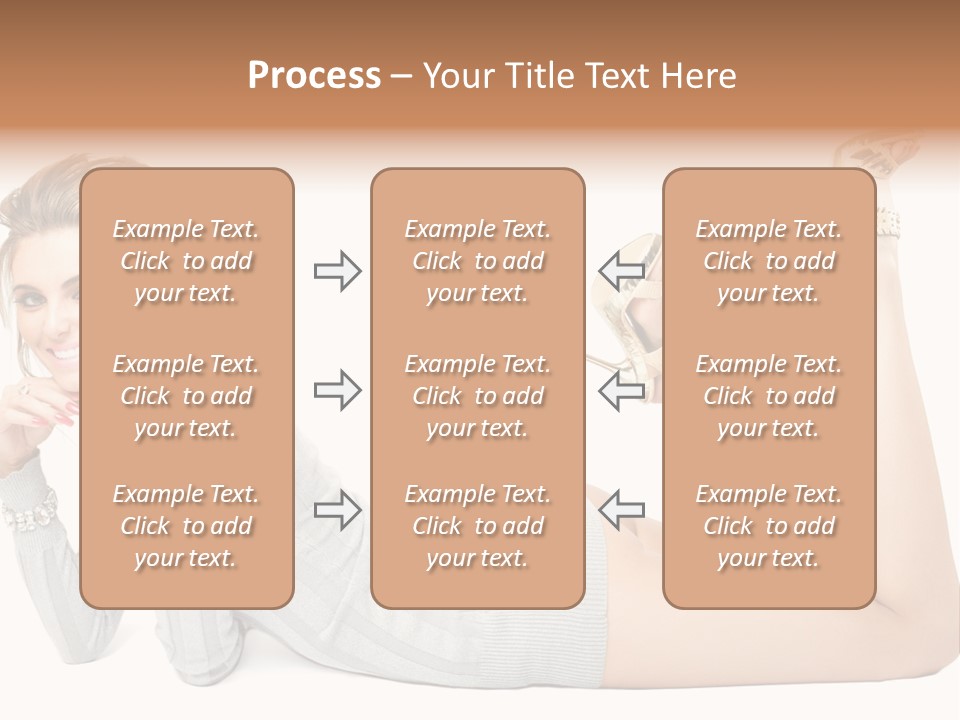 Female Smooth Isolated PowerPoint Template