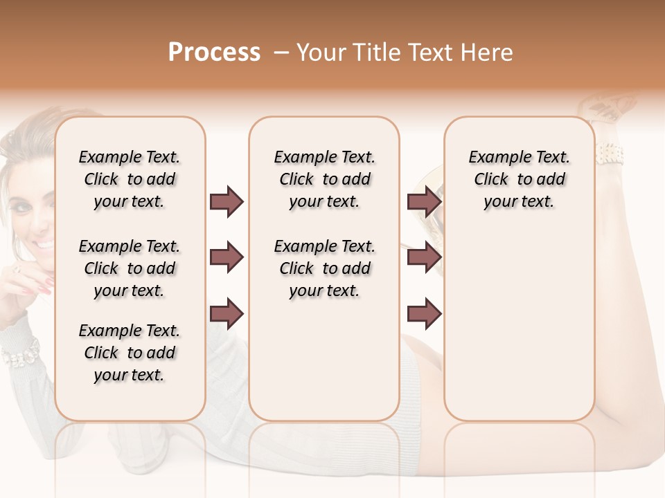 Female Smooth Isolated PowerPoint Template