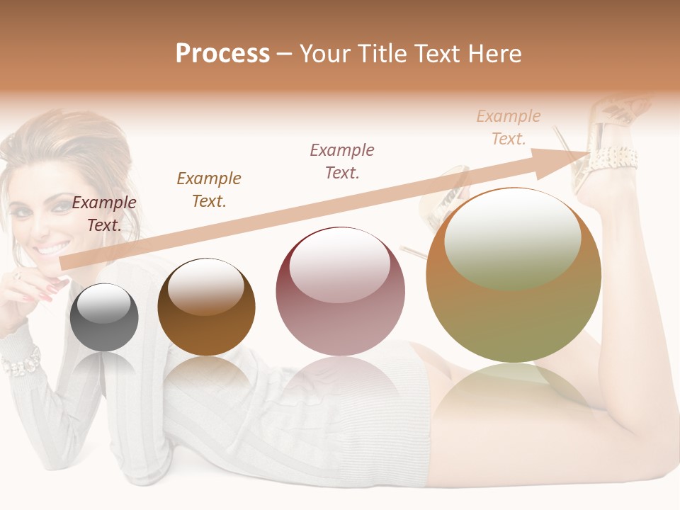 Female Smooth Isolated PowerPoint Template