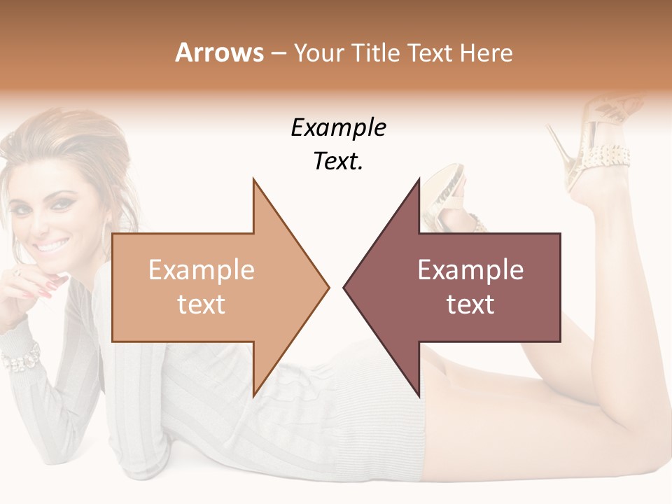 Female Smooth Isolated PowerPoint Template