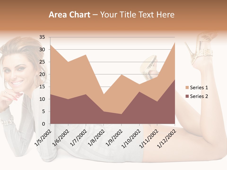 Female Smooth Isolated PowerPoint Template