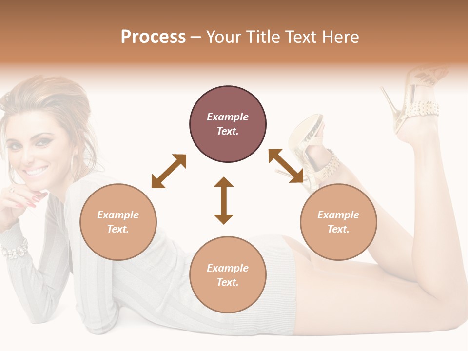 Female Smooth Isolated PowerPoint Template