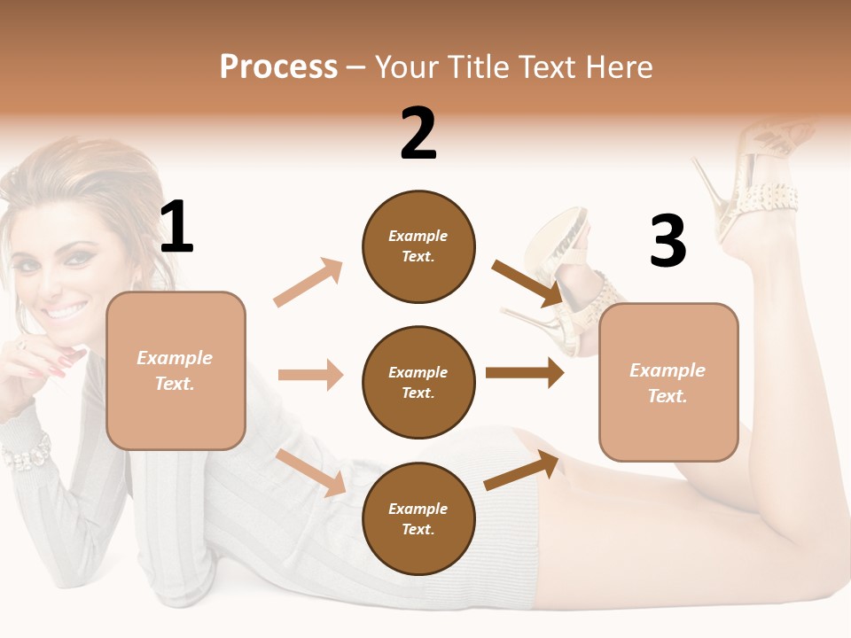 Female Smooth Isolated PowerPoint Template