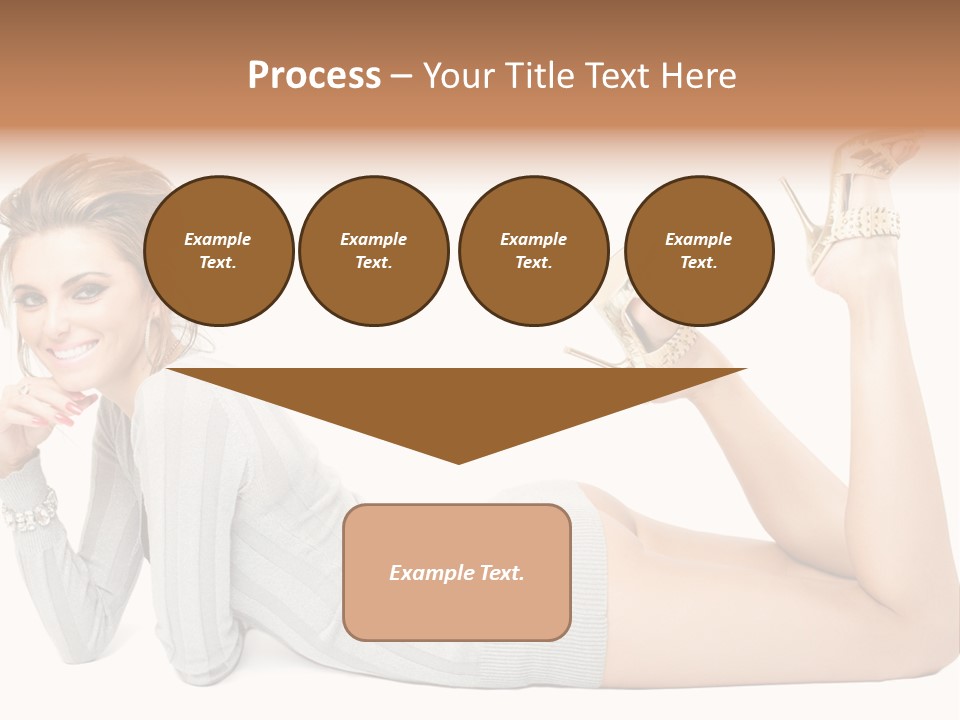 Female Smooth Isolated PowerPoint Template