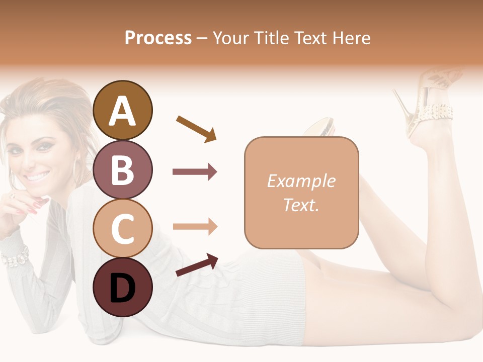 Female Smooth Isolated PowerPoint Template