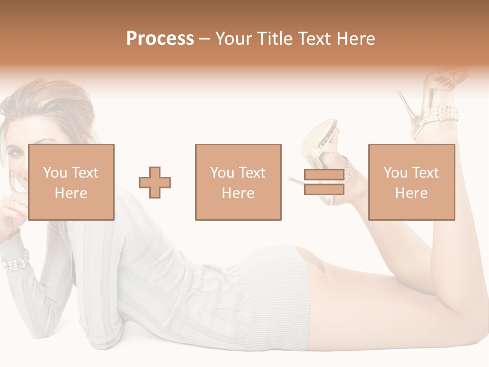Female Smooth Isolated PowerPoint Template
