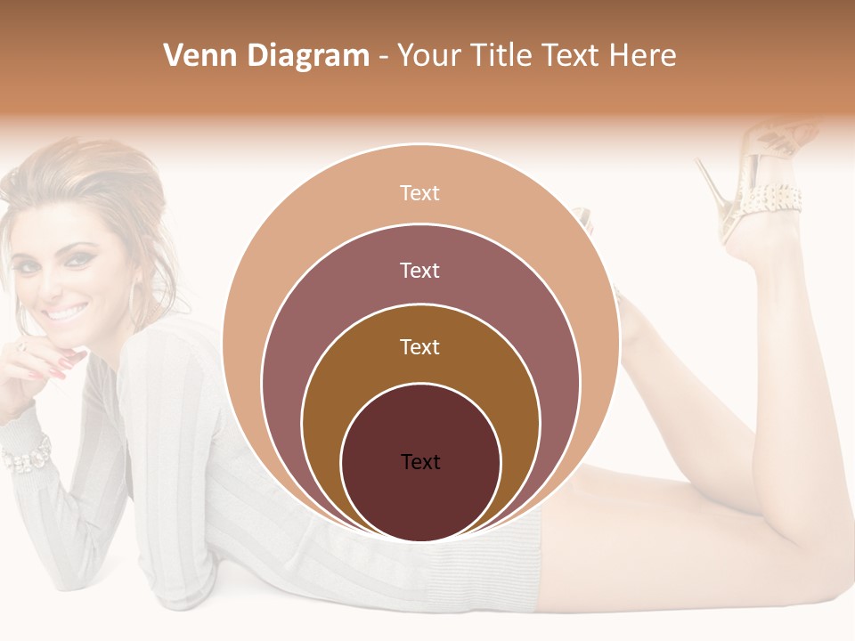 Female Smooth Isolated PowerPoint Template