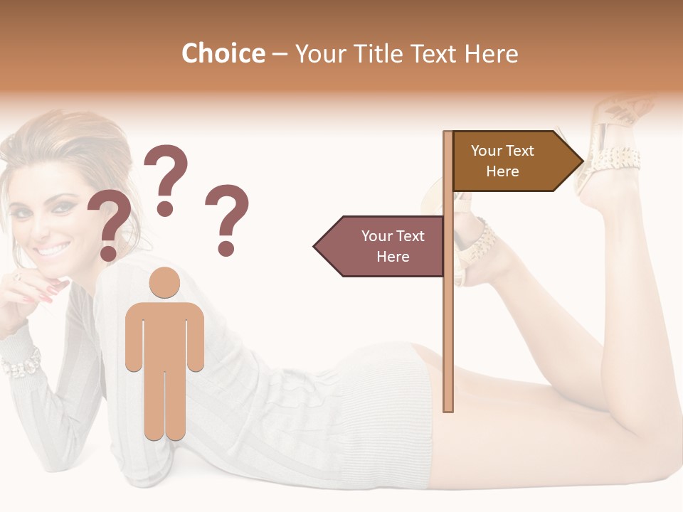 Female Smooth Isolated PowerPoint Template