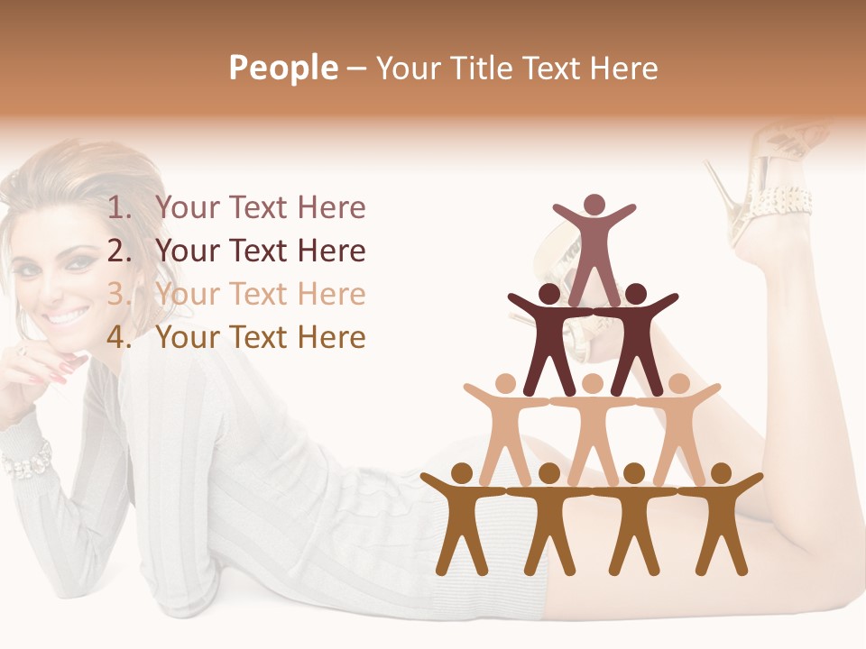 Female Smooth Isolated PowerPoint Template