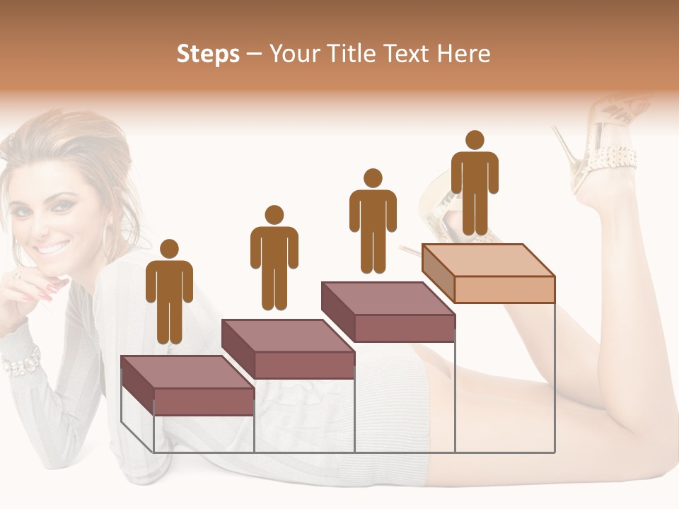 Female Smooth Isolated PowerPoint Template