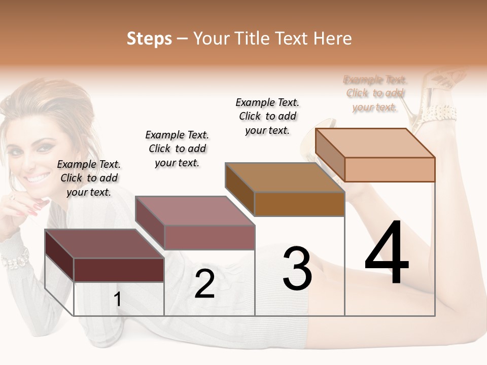 Female Smooth Isolated PowerPoint Template