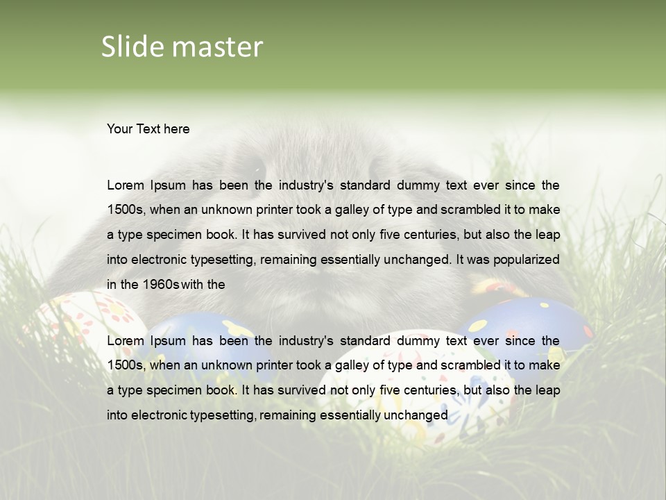 Eggs Young Color PowerPoint Template