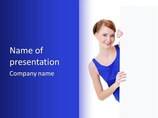 Billboard Blank Young PowerPoint Template