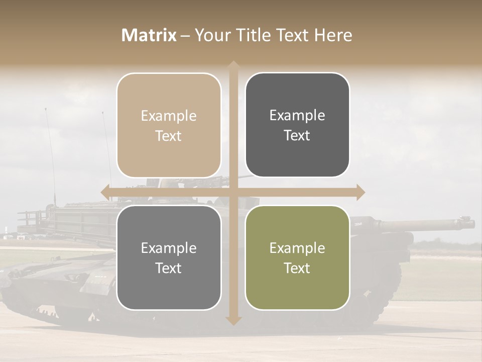 Tank Military War PowerPoint Template