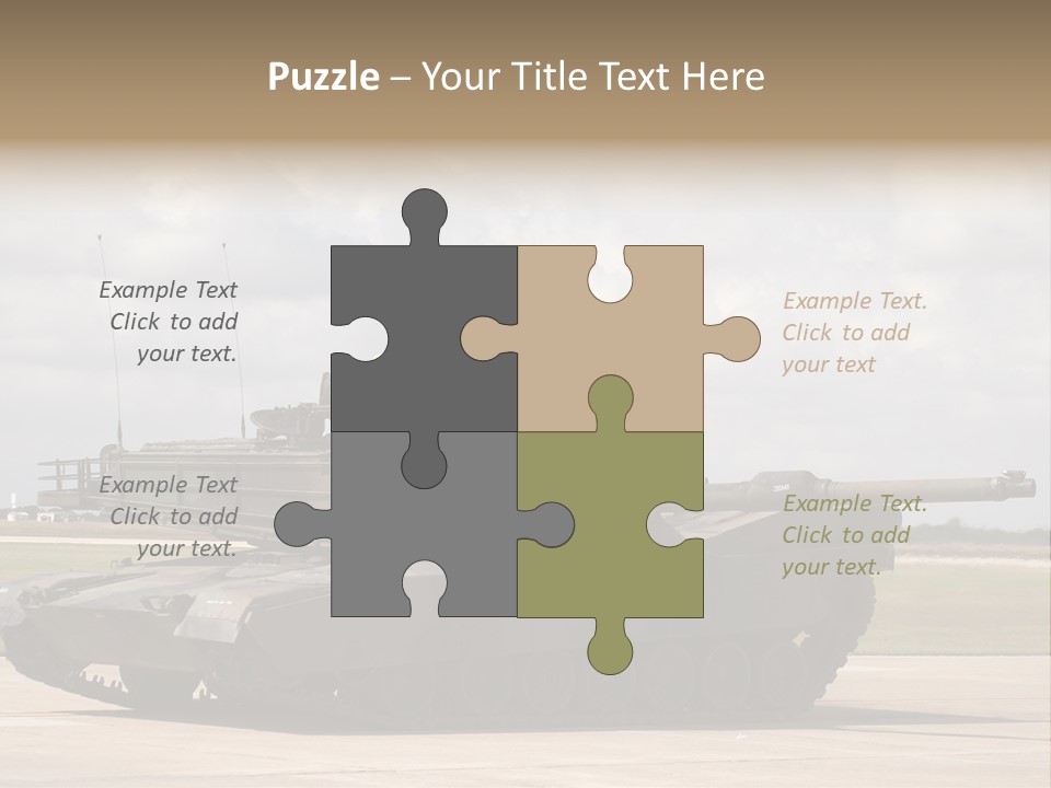 Tank Military War PowerPoint Template