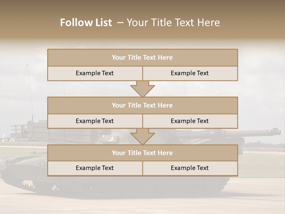 Tank Military War PowerPoint Template