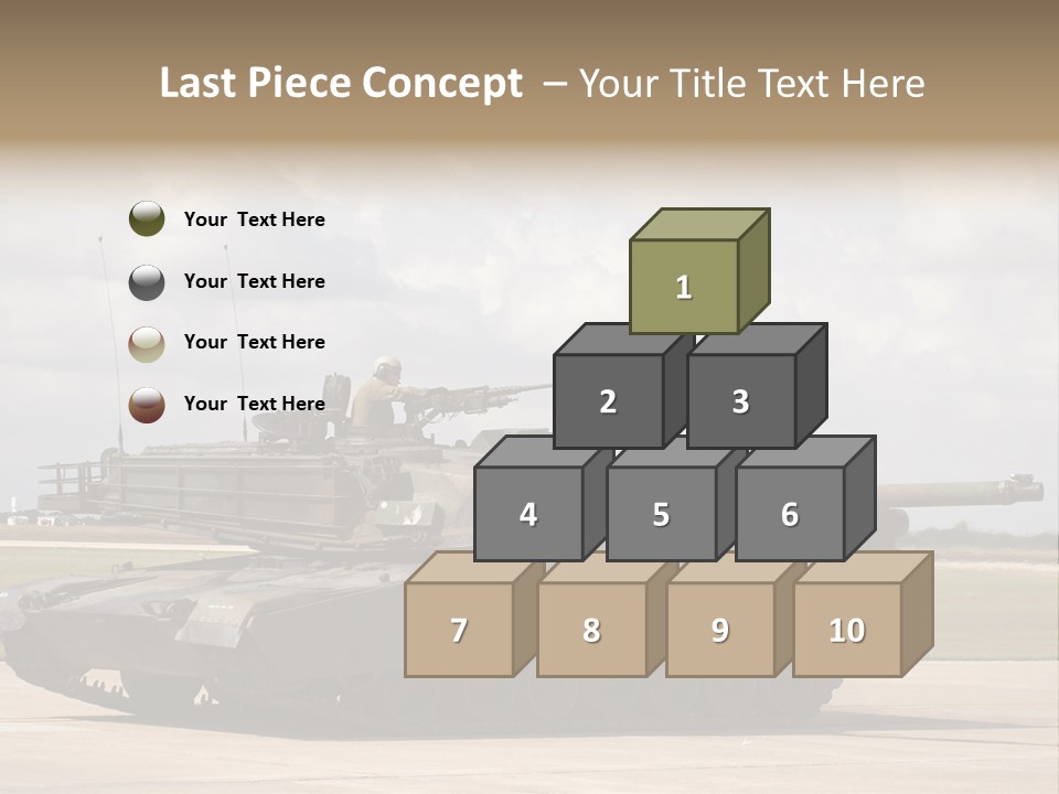 Tank Military War PowerPoint Template