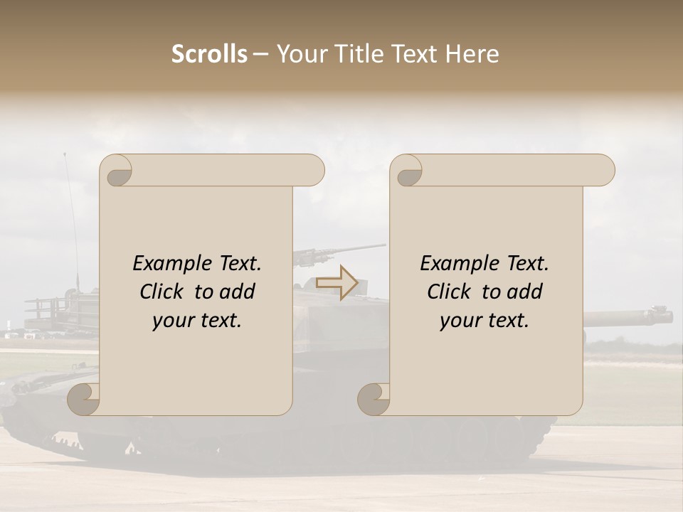 Tank Military War PowerPoint Template