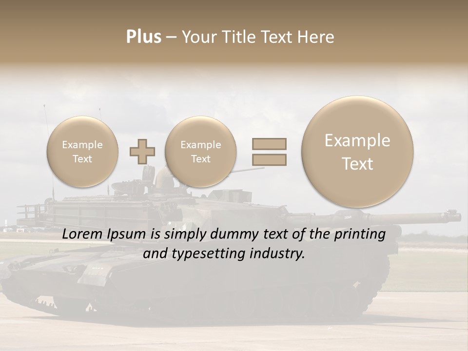 Tank Military War PowerPoint Template