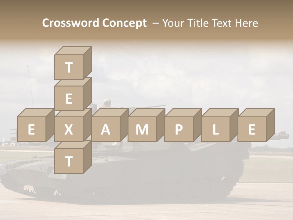 Tank Military War PowerPoint Template