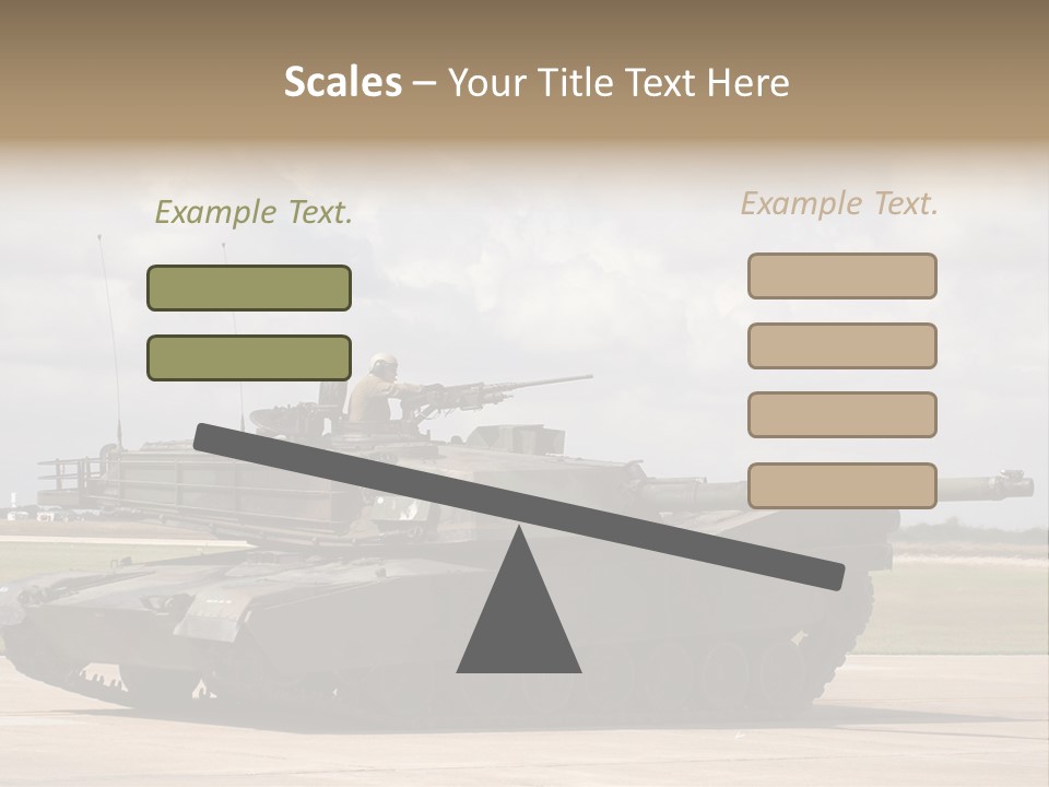 Tank Military War PowerPoint Template