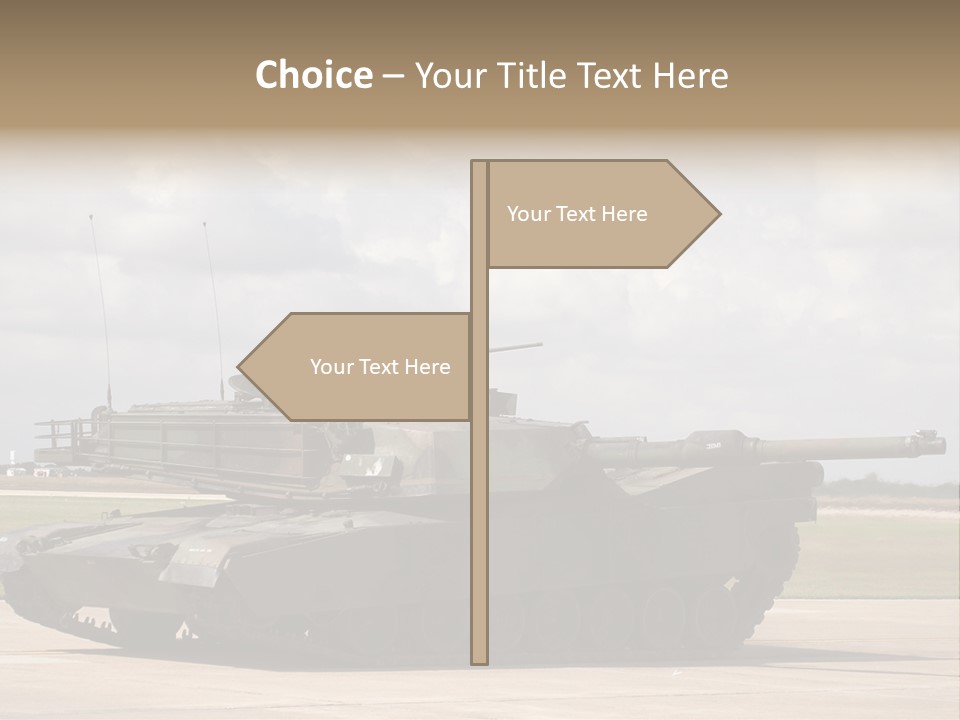 Tank Military War PowerPoint Template