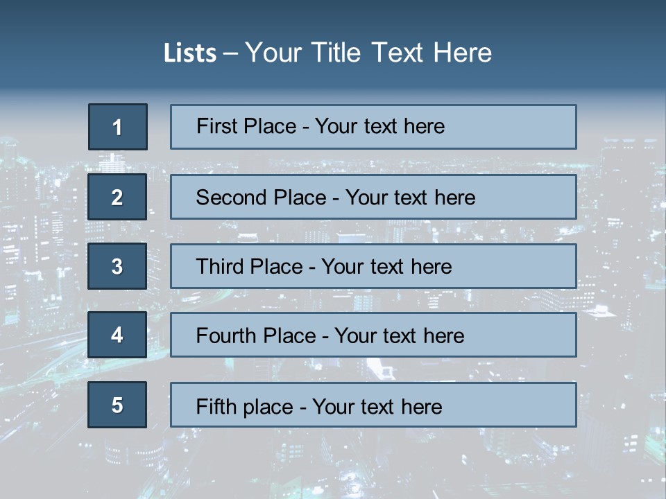 Corporate Building Traffic PowerPoint Template