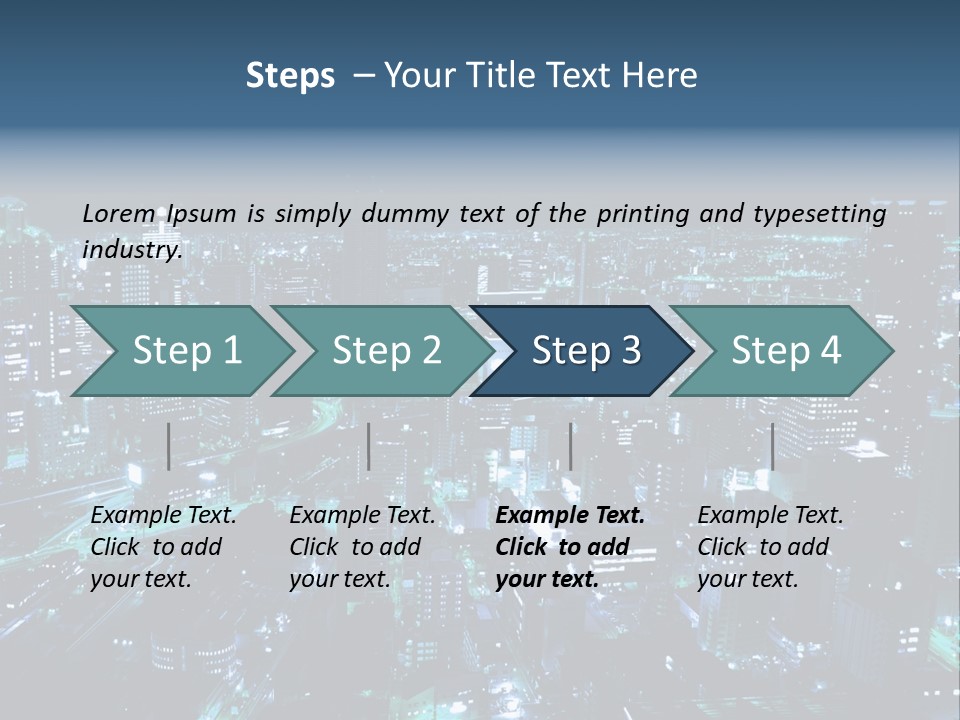 Corporate Building Traffic PowerPoint Template
