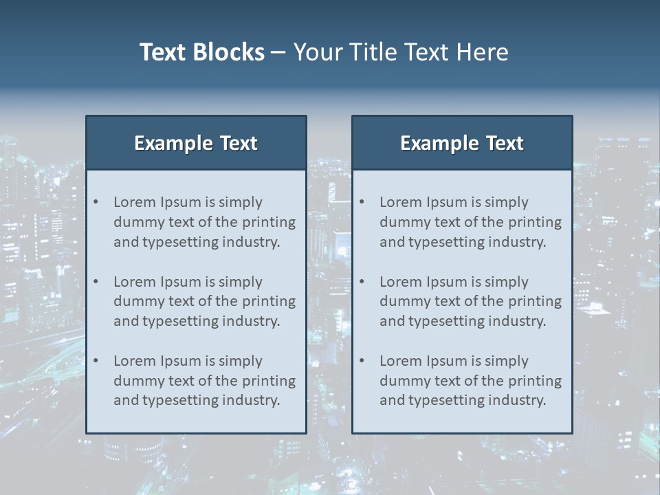 Corporate Building Traffic PowerPoint Template