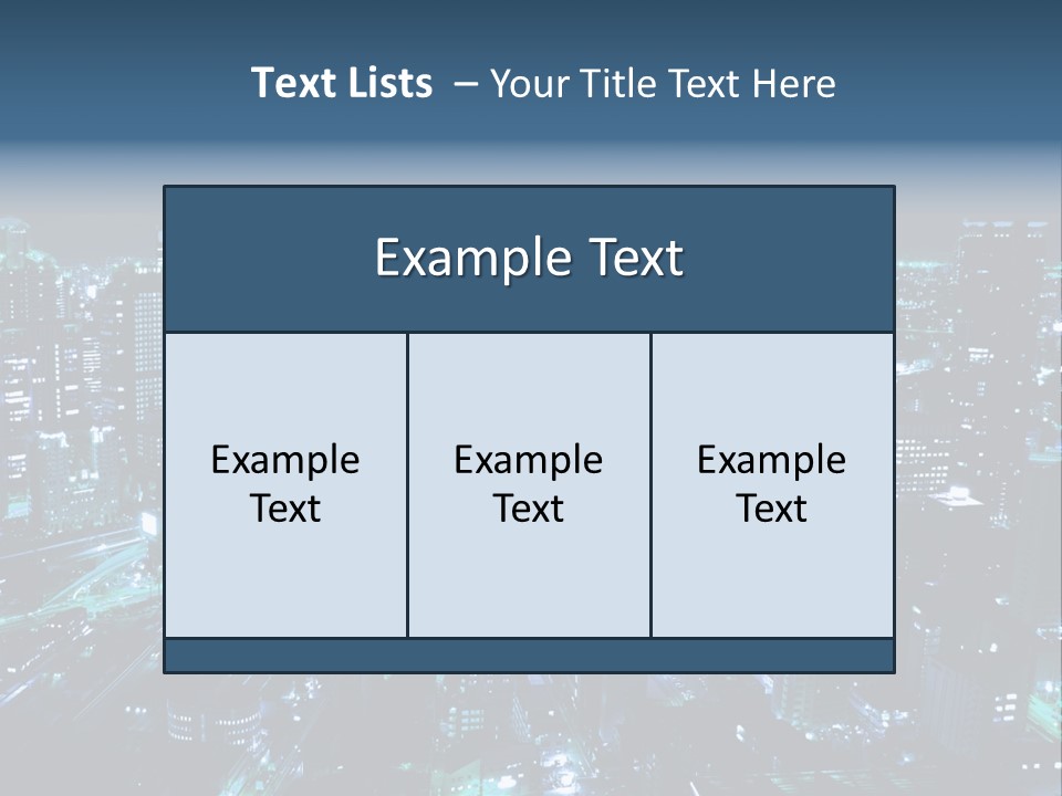 Corporate Building Traffic PowerPoint Template
