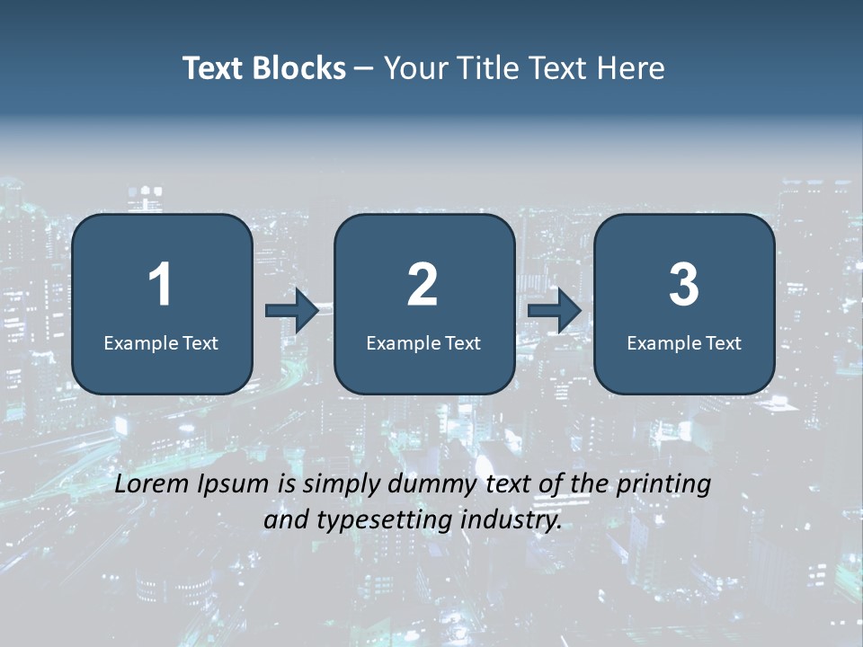 Corporate Building Traffic PowerPoint Template