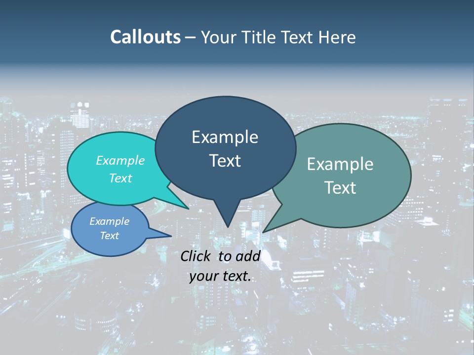 Corporate Building Traffic PowerPoint Template