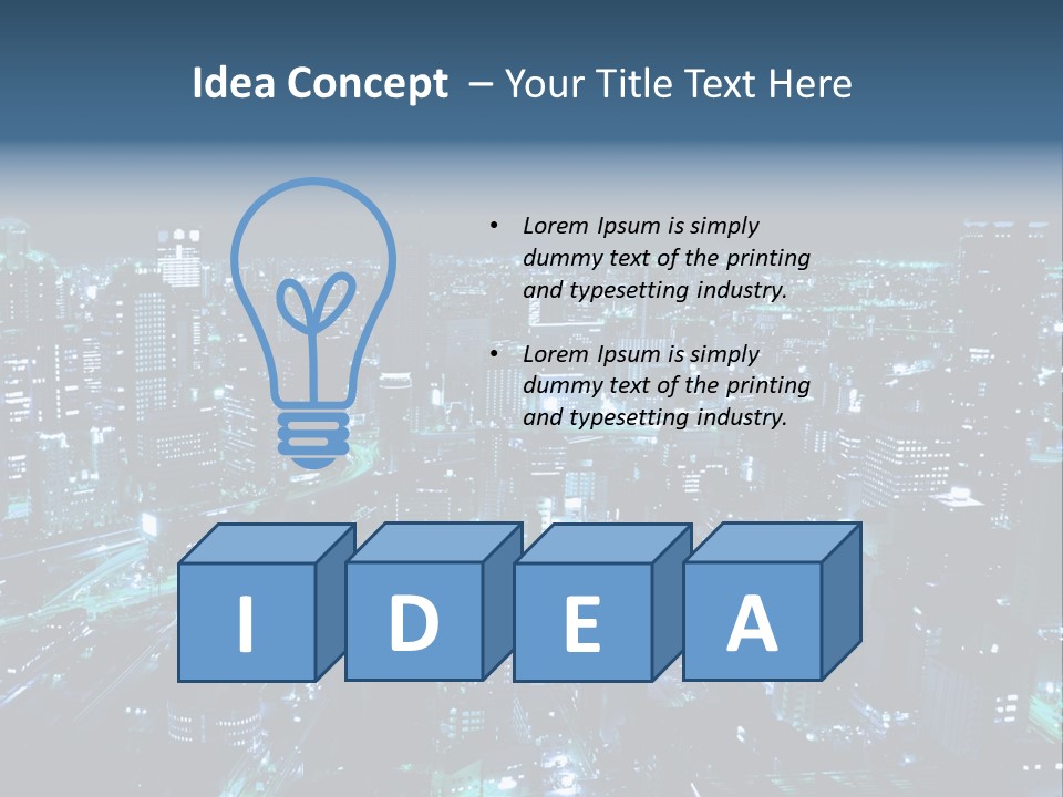 Corporate Building Traffic PowerPoint Template