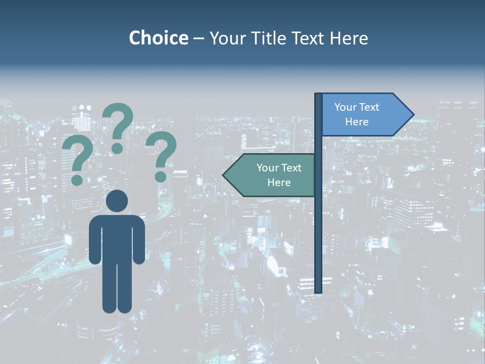 Corporate Building Traffic PowerPoint Template