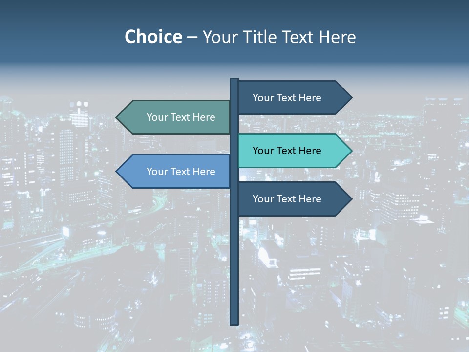Corporate Building Traffic PowerPoint Template