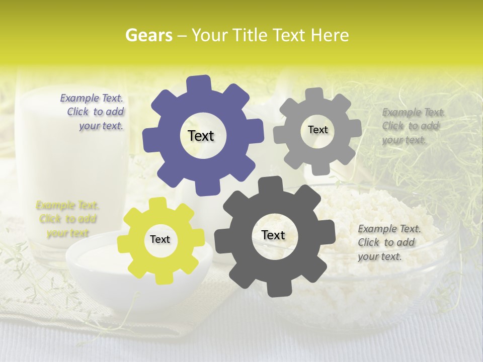 Morning Blue Breakfast PowerPoint Template