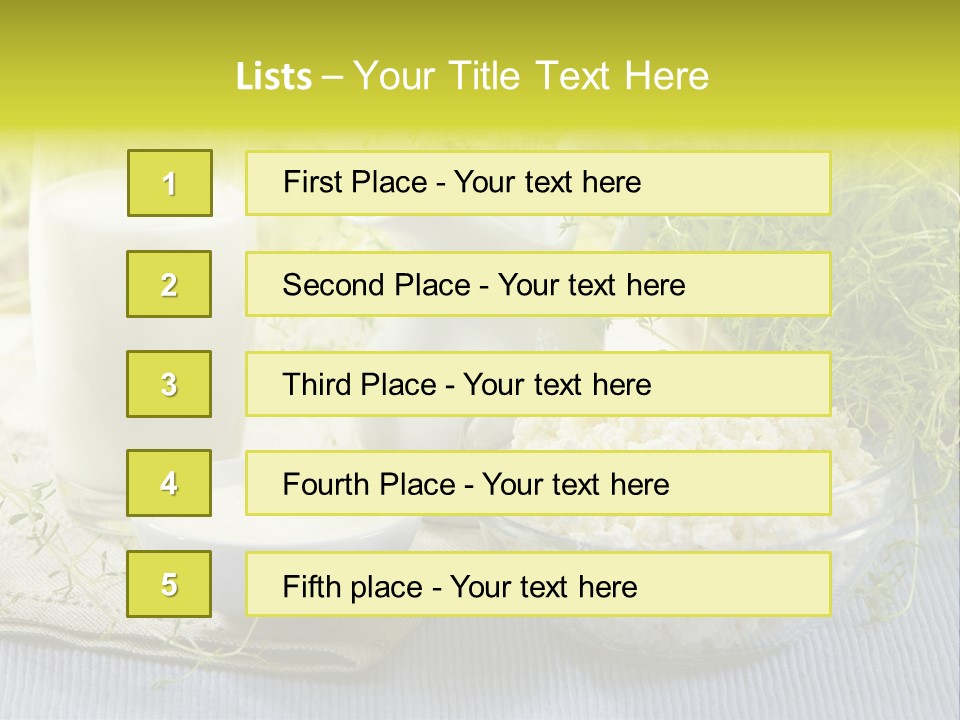 Morning Blue Breakfast PowerPoint Template