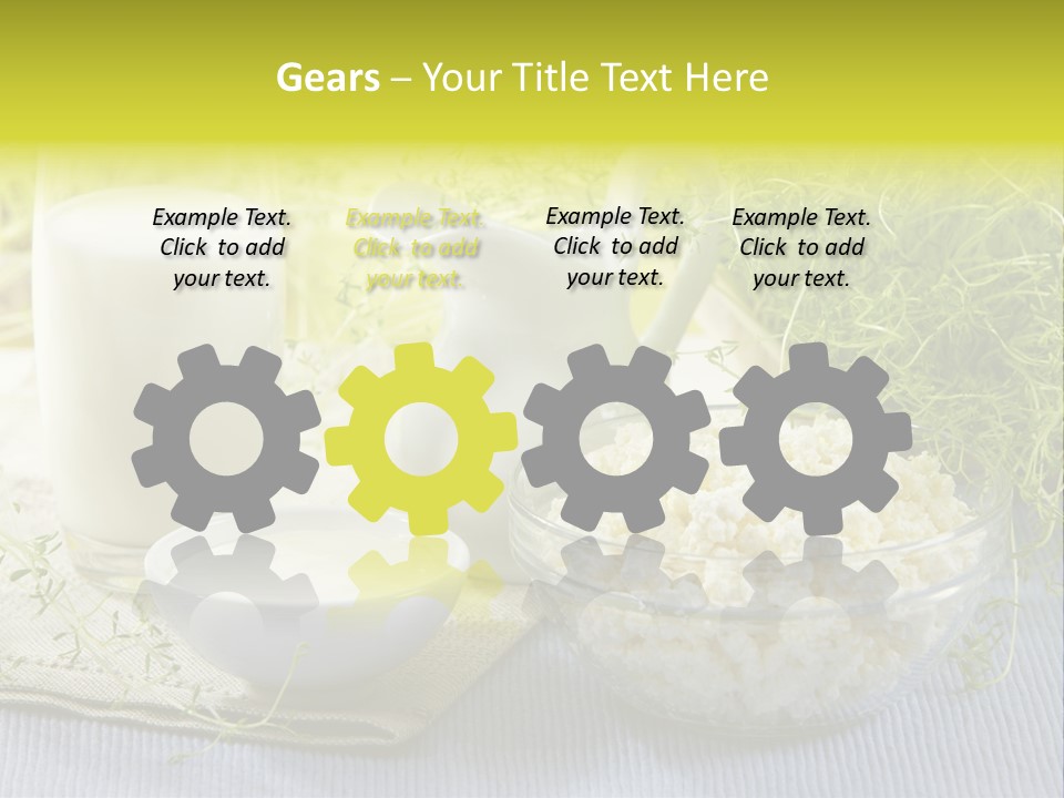 Morning Blue Breakfast PowerPoint Template