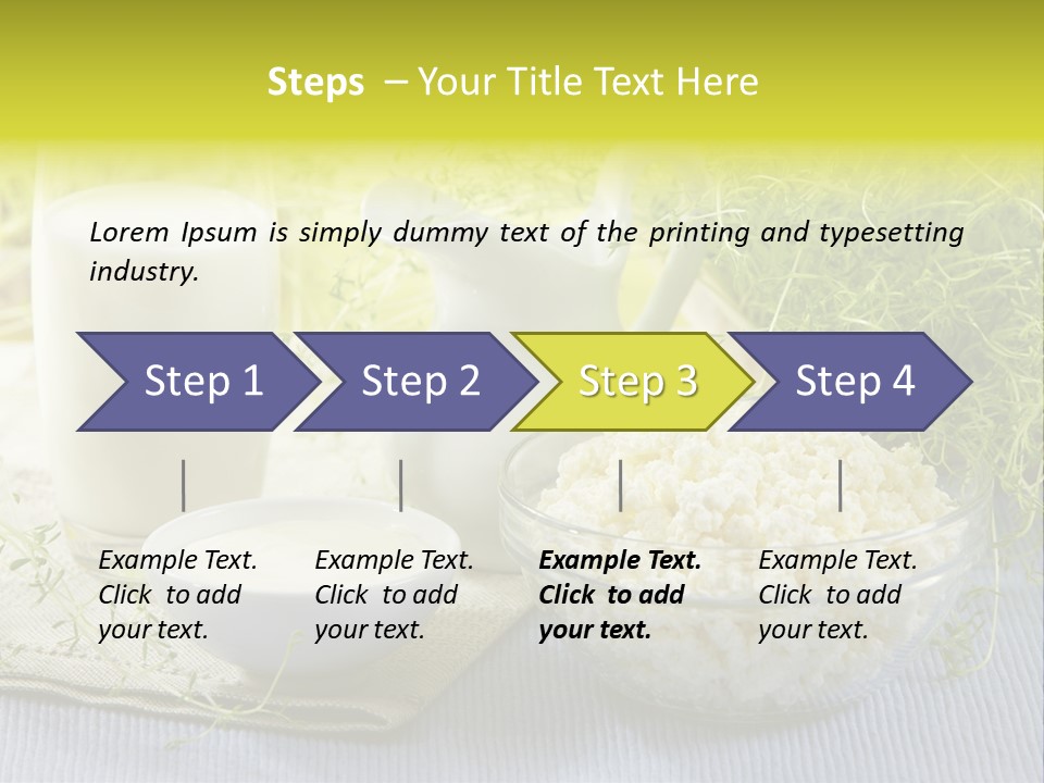 Morning Blue Breakfast PowerPoint Template