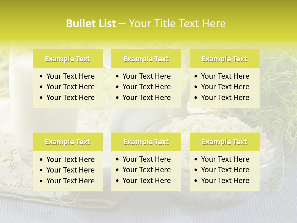 Morning Blue Breakfast PowerPoint Template