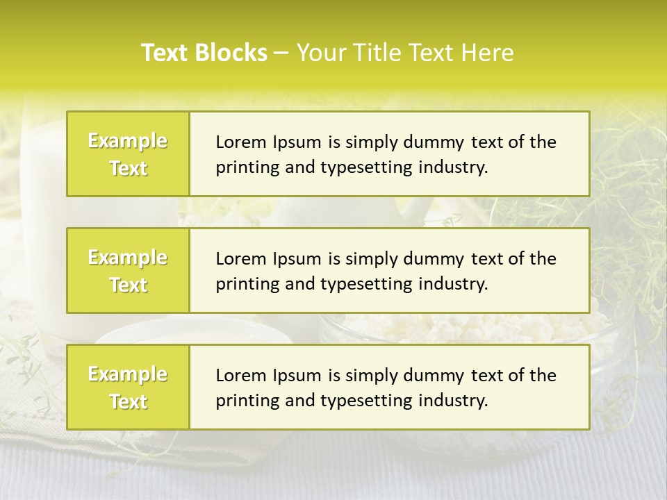 Morning Blue Breakfast PowerPoint Template