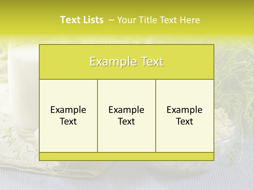 Morning Blue Breakfast PowerPoint Template