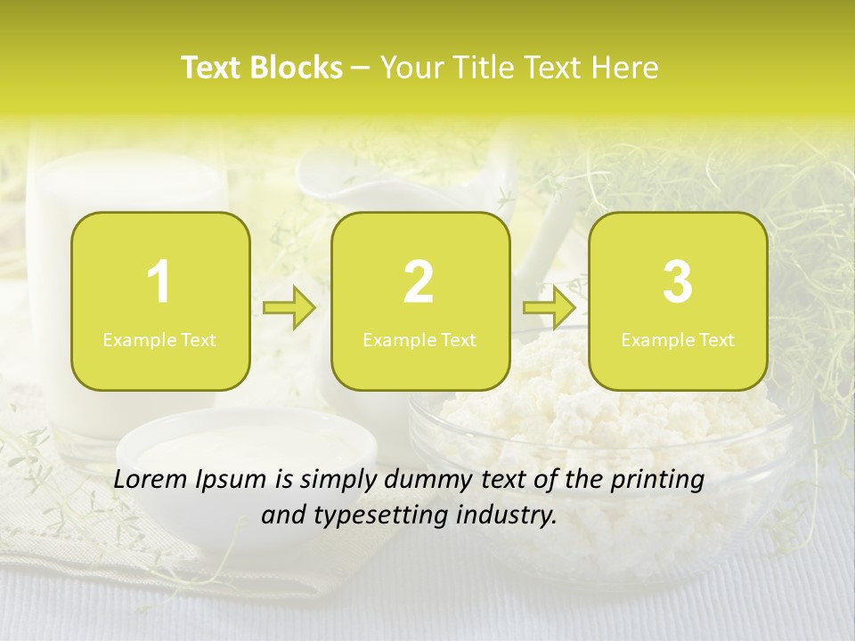 Morning Blue Breakfast PowerPoint Template
