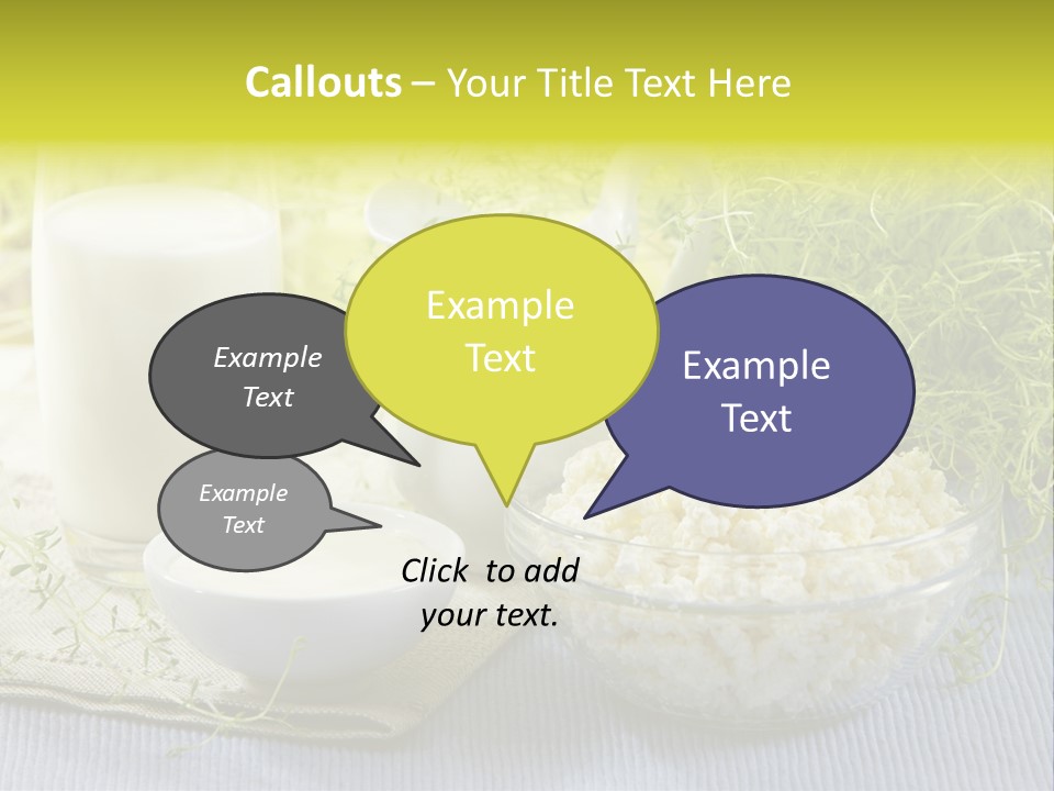 Morning Blue Breakfast PowerPoint Template