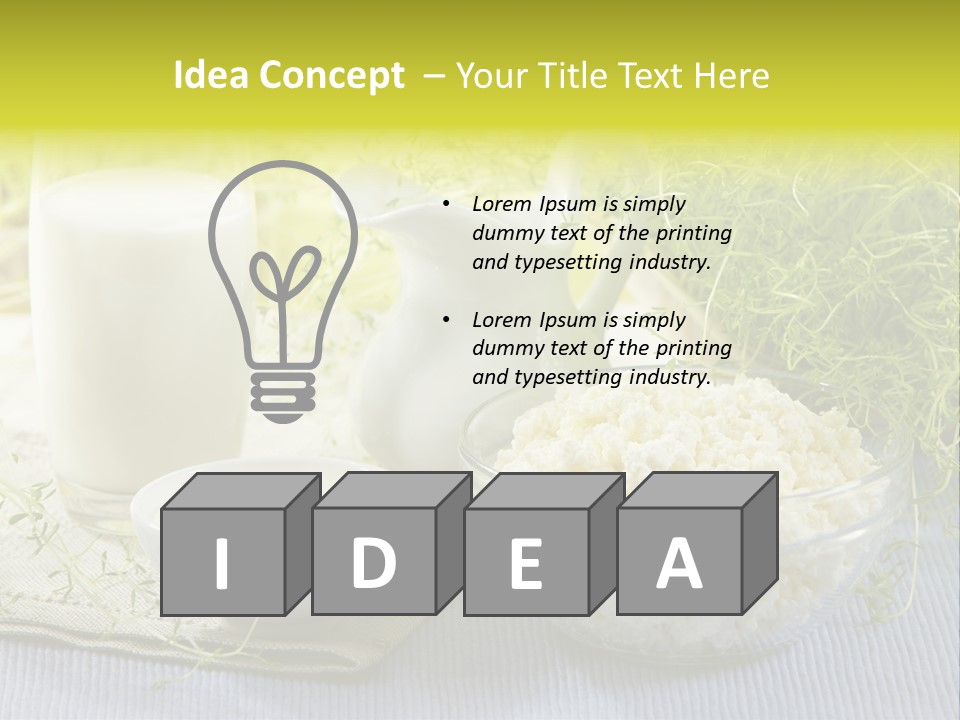 Morning Blue Breakfast PowerPoint Template