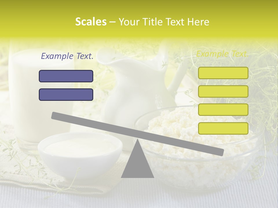 Morning Blue Breakfast PowerPoint Template