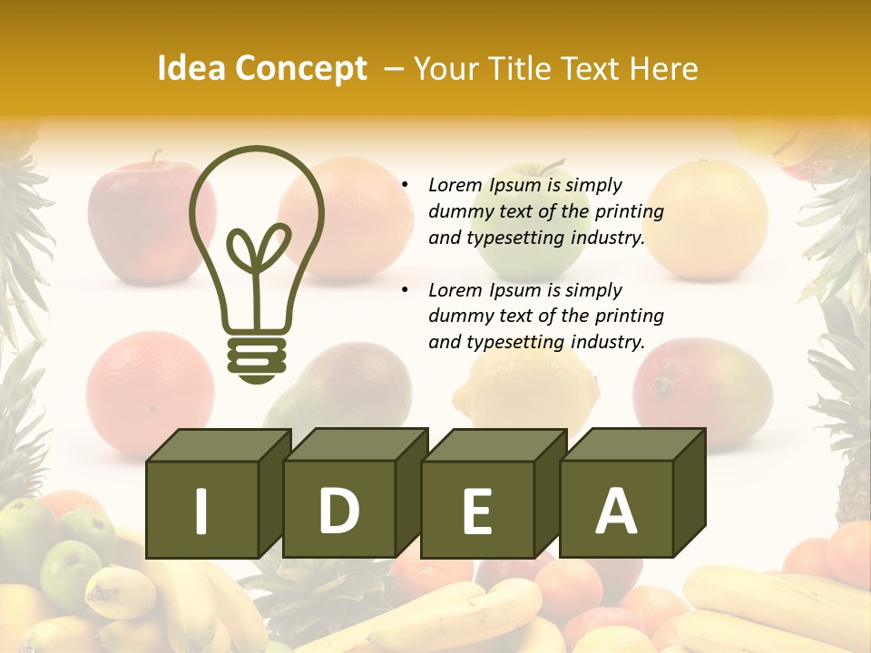 Sweet Copy Space Copy PowerPoint Template